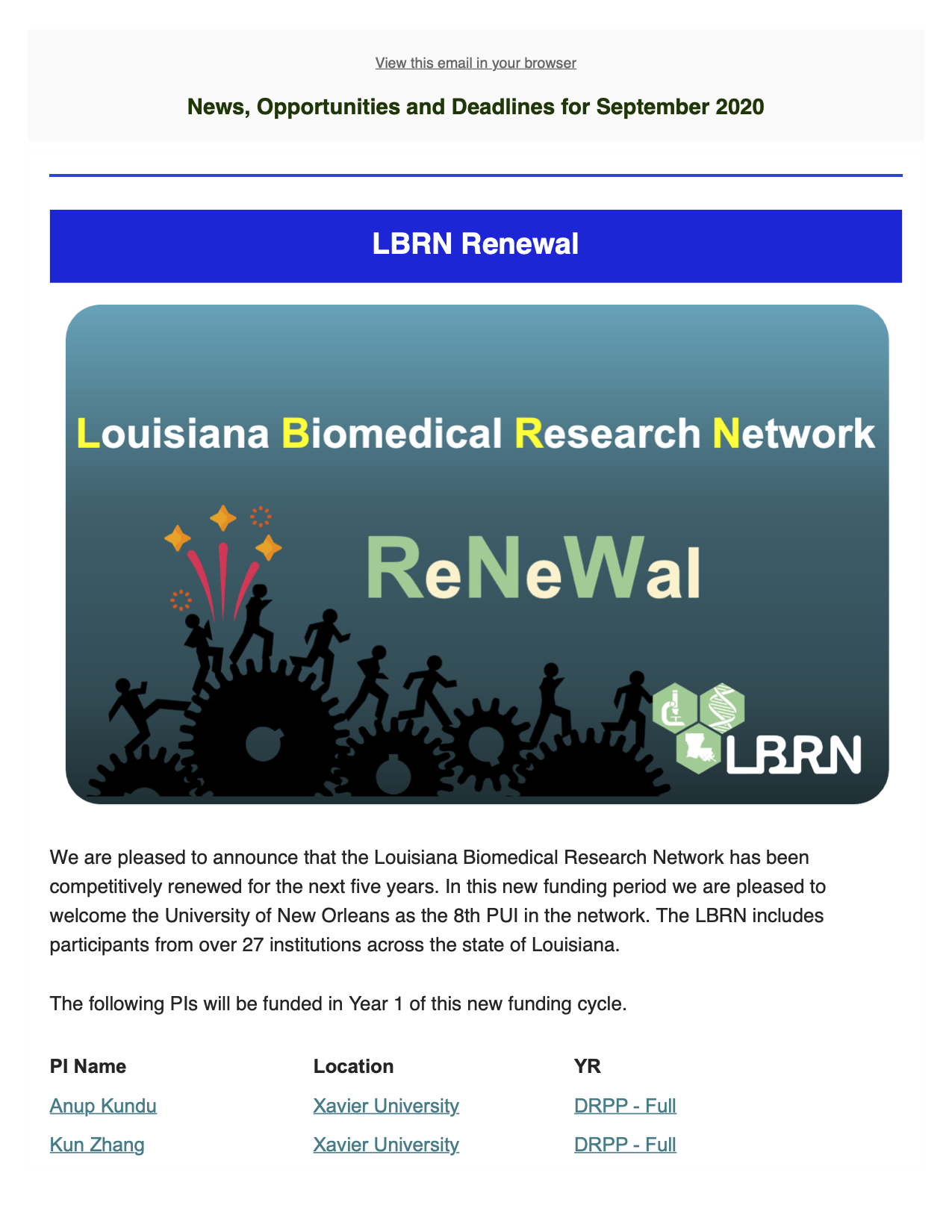 lbrn newsletter September 2020